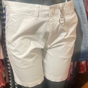 Classic White Chino Shorts